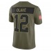 Игровая джерси New Orleans Saints Chris Olave Nike Olive 2025 Salute to Service Limited