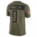 Игровая джерси Atlanta Falcons Michael Penix Jr. Nike Olive 2025 Salute to Service Limited