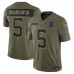 Игровая джерси Indianapolis Colts Anthony Richardson Sr. Nike Olive 2025 Salute to Service Limited