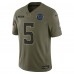 Игровая джерси Indianapolis Colts Anthony Richardson Sr. Nike Olive 2025 Salute to Service Limited