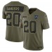 Игровая джерси Detroit Lions Barry Sanders Nike Olive 2025 Salute to Service Retired Limited