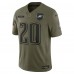 Игровая джерси Philadelphia Eagles Brian Dawkins Nike Olive 2025 Salute to Service Retired Limited
