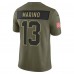 Игровая джерси Miami Dolphins Dan Marino Nike Olive 2025 Salute to Service Retired Limited