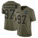 Игровая джерси Detroit Lions Aidan Hutchinson Nike Olive 2025 Salute to Service Limited
