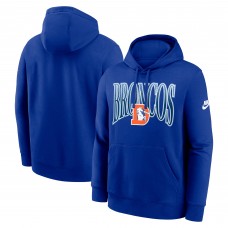 Толстовка Denver Broncos Nike Royal Full Blitz Club Fleece