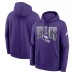 Minnesota Vikings Nike Purple Full Blitz Club Fleece Pullover Hoodie