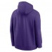 Minnesota Vikings Nike Purple Full Blitz Club Fleece Pullover Hoodie