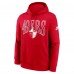 San Francisco 49ers Nike Scarlet Full Blitz Club Fleece Pullover Hoodie