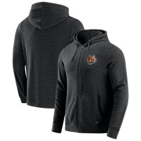 Cincinnati Bengals J. Palmer Dark Heather Gray Players Lounge Tri-Blend Full-Zip Hoodie