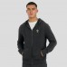 New Orleans Saints J. Palmer Dark Heather Gray Players Lounge Tri-Blend Full-Zip Hoodie