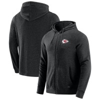 Kansas City Chiefs J. Palmer Dark Heather Gray Players Lounge Tri-Blend Full-Zip Hoodie