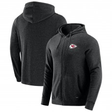 Kansas City Chiefs J. Palmer Dark Heather Gray Players Lounge Tri-Blend Full-Zip Hoodie