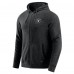 Las Vegas Raiders J. Palmer Dark Heather Gray Players Lounge Tri-Blend Full-Zip Hoodie