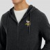 Minnesota Vikings J. Palmer Dark Heather Gray Players Lounge Tri-Blend Full-Zip Hoodie