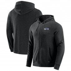 Seattle Seahawks J. Palmer Dark Heather Gray Players Lounge Tri-Blend Full-Zip Hoodie