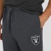 Las Vegas Raiders J. Palmer Dark Heather Gray Players Lounge Tri-Blend Joggers