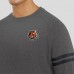 Cincinnati Bengals J. Palmer Dark Heather Gray Players Lounge Raglan Tri-Blend Sweatshirt