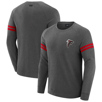 Свитшот Atlanta Falcons J. Palmer Dark Heather Gray Players Lounge Raglan Tri-Blend