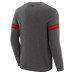 Свитшот Atlanta Falcons J. Palmer Dark Heather Gray Players Lounge Raglan Tri-Blend