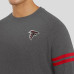 Свитшот Atlanta Falcons J. Palmer Dark Heather Gray Players Lounge Raglan Tri-Blend