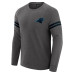 Свитшот Carolina Panthers J. Palmer Dark Heather Gray Players Lounge Raglan Tri-Blend