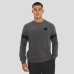 Свитшот Carolina Panthers J. Palmer Dark Heather Gray Players Lounge Raglan Tri-Blend