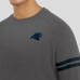 Свитшот Carolina Panthers J. Palmer Dark Heather Gray Players Lounge Raglan Tri-Blend