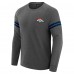 Denver Broncos J. Palmer Dark Heather Gray Players Lounge Raglan Tri-Blend Sweatshirt