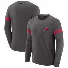 Arizona Cardinals J. Palmer Dark Heather Gray Players Lounge Raglan Tri-Blend Sweatshirt