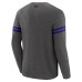 Свитшот Baltimore Ravens J. Palmer Dark Heather Gray Players Lounge Raglan Tri-Blend