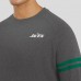 New York Jets J. Palmer Dark Heather Gray Players Lounge Raglan Tri-Blend Sweatshirt