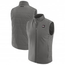 Kansas City Chiefs J. Palmer Graphite Front Office Full-Zip Vest