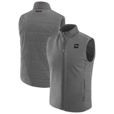 Baltimore Ravens J. Palmer Graphite Front Office Full-Zip Vest