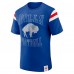 Футболка Buffalo Bills Darius Rucker Collection by Fanatics Royal Distressed Throwback Shoulder Stripe