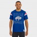 Футболка Buffalo Bills Darius Rucker Collection by Fanatics Royal Distressed Throwback Shoulder Stripe