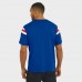 Футболка Buffalo Bills Darius Rucker Collection by Fanatics Royal Distressed Throwback Shoulder Stripe
