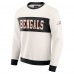 Cincinnati Bengals Darius Rucker Collection by Fanatics Cream Colorblock Pullover Sweatshirt