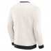 Cincinnati Bengals Darius Rucker Collection by Fanatics Cream Colorblock Pullover Sweatshirt