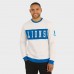 Кофта Detroit Lions Darius Rucker Collection by Fanatics Cream Colorblock Crewneck
