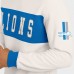 Кофта Detroit Lions Darius Rucker Collection by Fanatics Cream Colorblock Crewneck