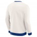 Indianapolis Colts Darius Rucker Collection by Fanatics Cream Colorblock Pullover Sweatshirt