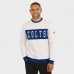 Indianapolis Colts Darius Rucker Collection by Fanatics Cream Colorblock Pullover Sweatshirt