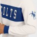 Indianapolis Colts Darius Rucker Collection by Fanatics Cream Colorblock Pullover Sweatshirt