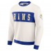Los Angeles Rams Darius Rucker Collection by Fanatics Colorblock Pullover Sweatshirt - Cream