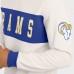 Los Angeles Rams Darius Rucker Collection by Fanatics Colorblock Pullover Sweatshirt - Cream