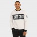 Las Vegas Raiders Darius Rucker Collection by Fanatics Cream Colorblock Pullover Sweatshirt