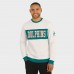 Miami Dolphins Darius Rucker Collection by Fanatics Cream Colorblock Pullover Sweatshirt