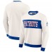 New England Patriots Darius Rucker Collection by Fanatics Cream Colorblock Pullover Sweatshirt New England Patriots Darius Rucker Collection by Fanatics Cream Colorblock Pullover Sweatshirt