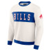 Свитшот Buffalo Bills Darius Rucker Collection by Fanatics Cream Colorblock Pullover