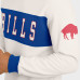 Свитшот Buffalo Bills Darius Rucker Collection by Fanatics Cream Colorblock Pullover